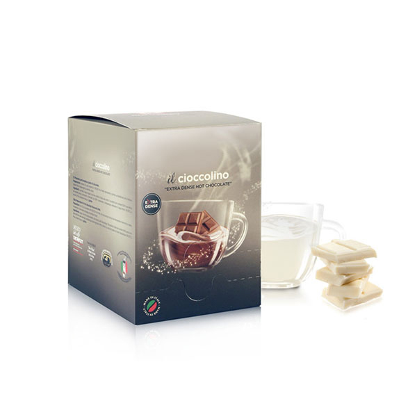 15 bustine da 25g - CIOCCOLINO AL CIOCCOLATO BIANCO