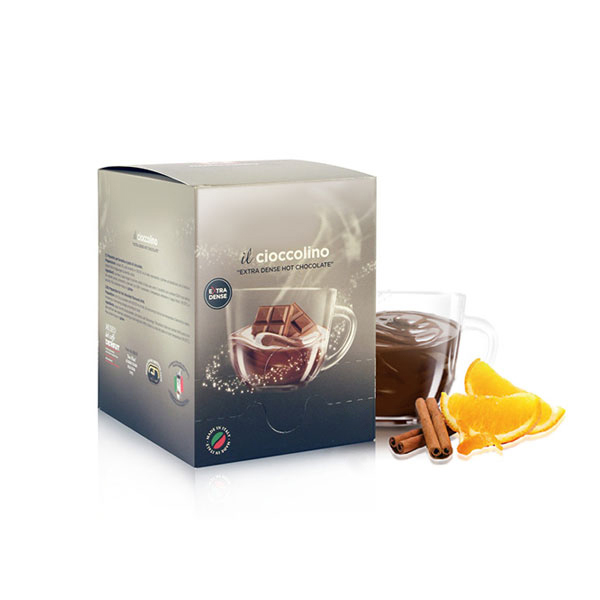 15 bustine da 25g - CIOCCOLINO ALL'ARANCIA & CANNELLA