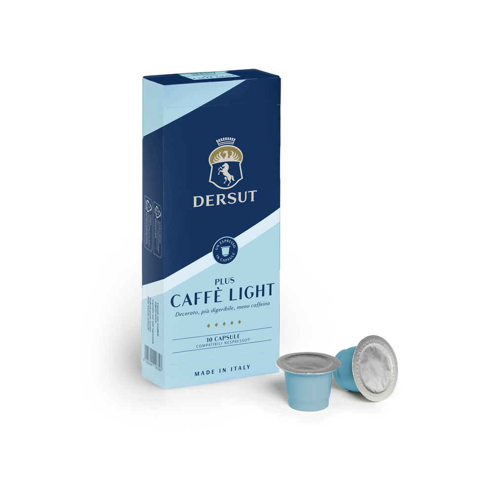10 capsule da 5,5g - CAPSULE CAFFÈ LIGHT (DECERATO) COMPATIBILI NESPRESSO®