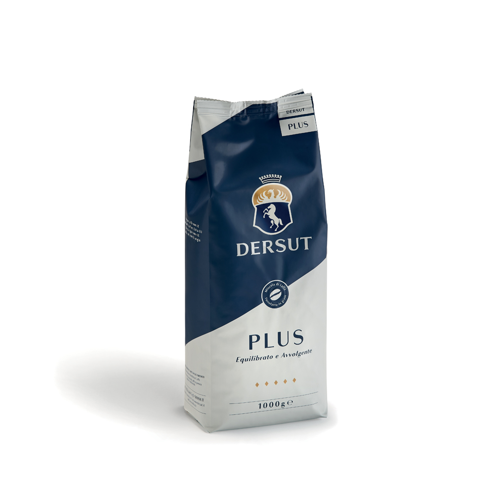 Confezione da 1Kg - CAFFÈ 100% ARABICA IN GRANI PLUS SANTOS