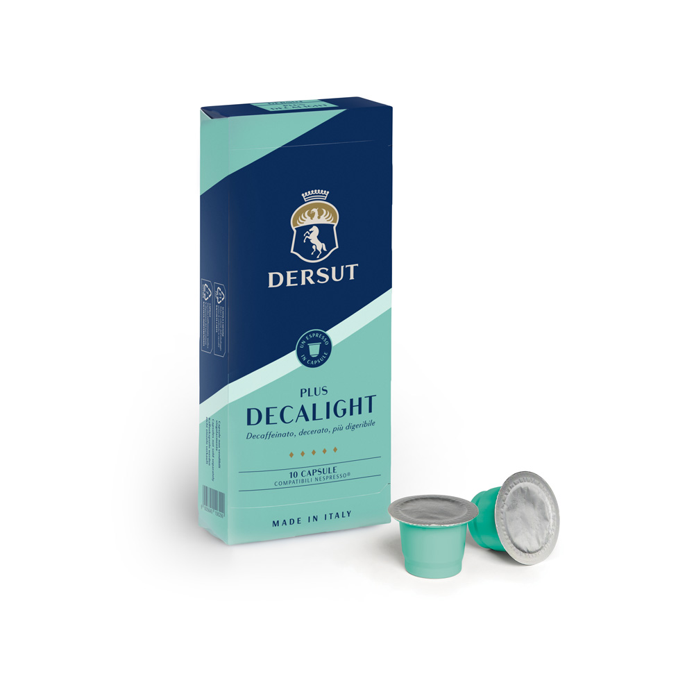 10 capsule da 5,5 g - CAFFÈ DECALIGHT (DECAFFEINATO) COMPATIBILI NESPRESSO®