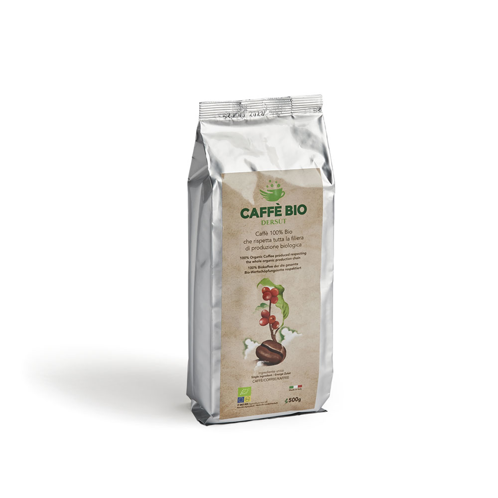 Confezione da 500g - CAFFÈ IN GRANI 100 % BIO