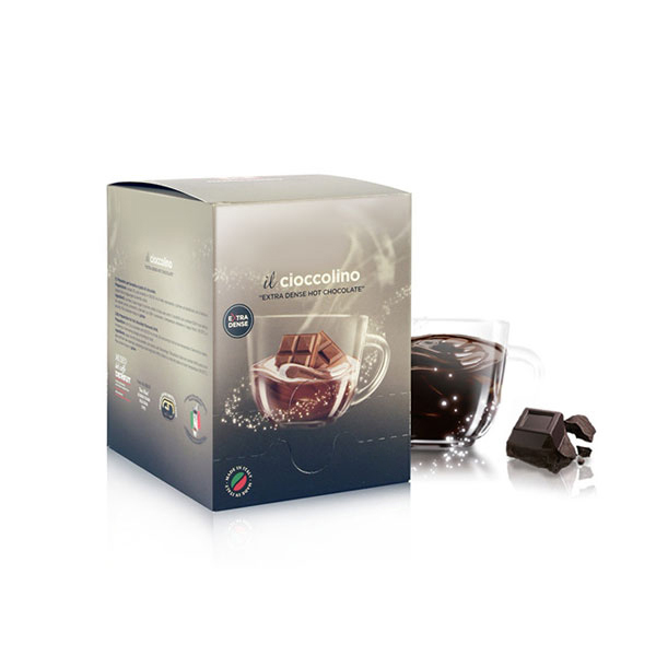 15 bustine da 25g - CIOCCOLINO AL CIOCCOLATO FONDENTE