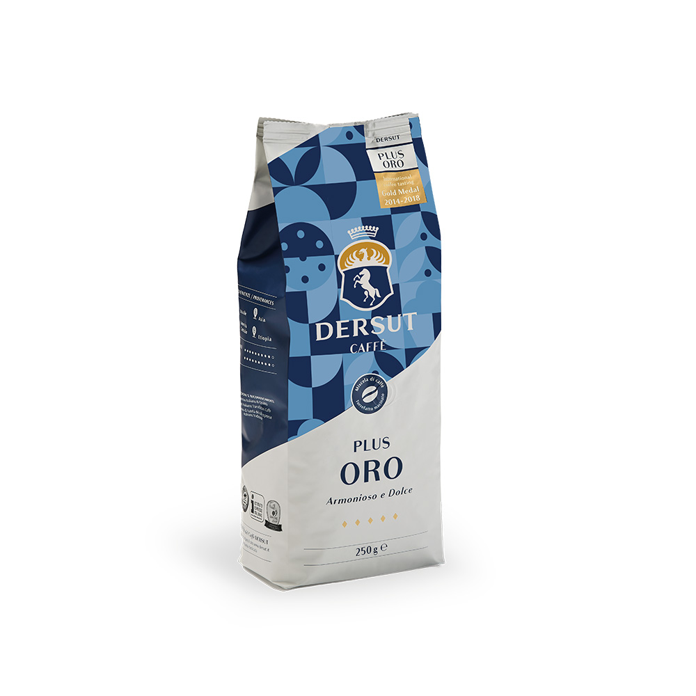 Confezione da 250g - CAFFÈ MACINATO PLUS ORO