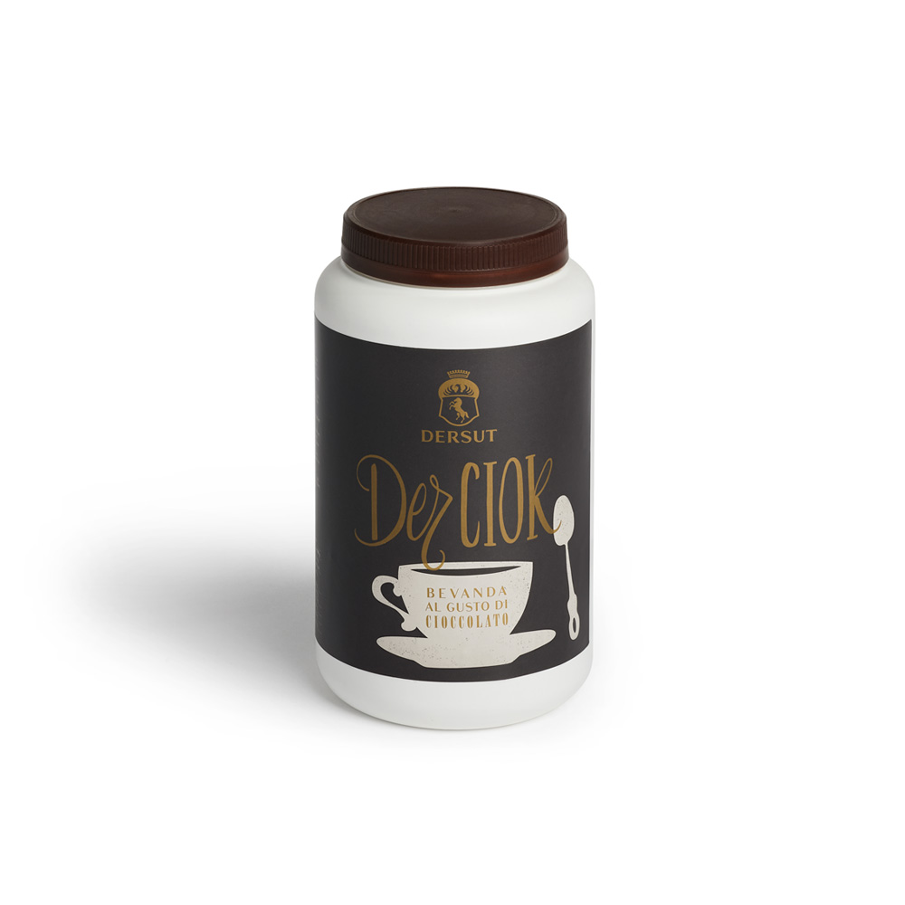Vaso da 1,5Kg - DERCIOK PREPARATO PER BEVANDA AL CACAO VASO